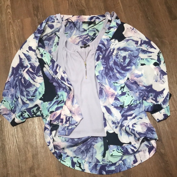 Apt. 9 Tops - Floral Kimono